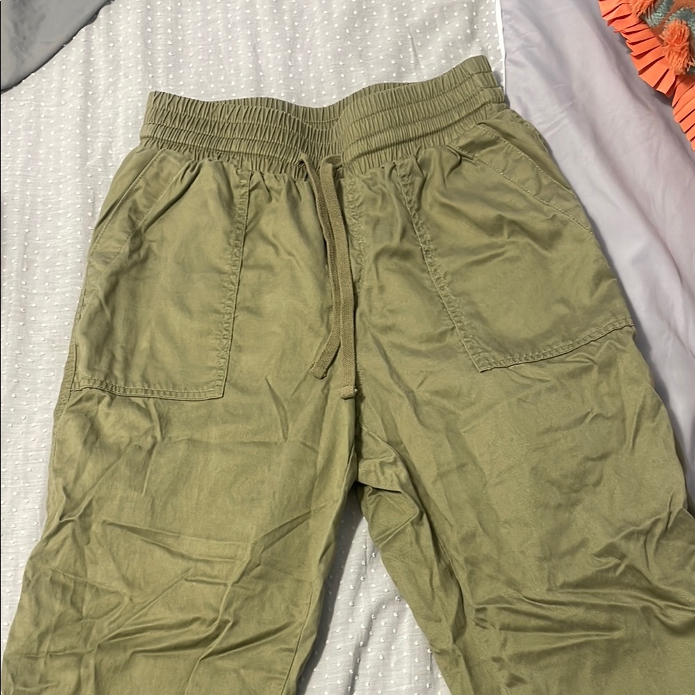 a new day |  Green Cargo Style Pants